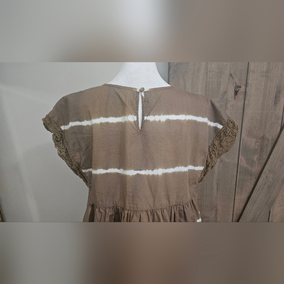 COREY LYNN CALTER Brigid Tunic Dress In Moss. Size Small - Picture 13 of 16